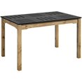 thumbnail image 1 of Manhattan Comfort Stillwell 48" Dining Table in Black and Natural, 1 of 4