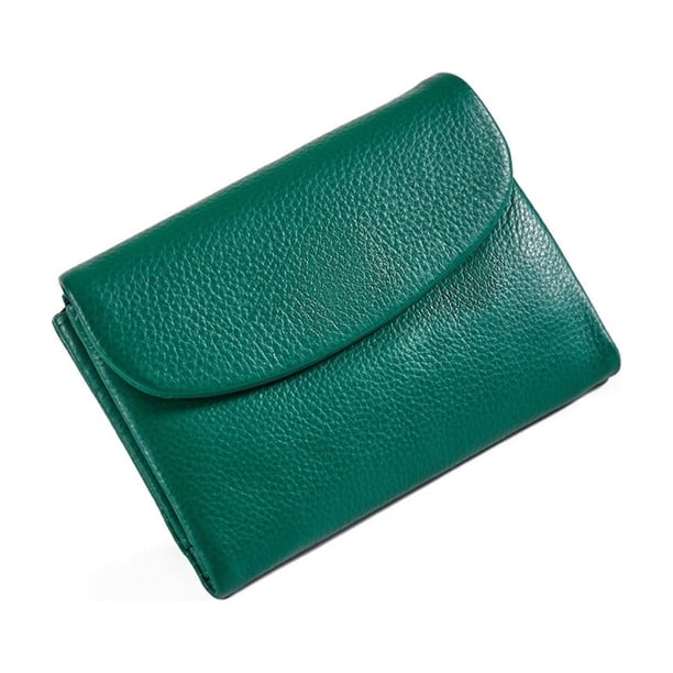 Bolso organizador de cuero unisex – Bolsillo de cuero auténtico y suave • Mini estuche de viaje multifuncional para llaves, auriculares, tarjetas • Diseño compacto fino • cierre seguro con