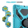 thumbnail image 3 of Pepkoo Ipad 2/3/4 Case Plastic Kid Proof Extreme Duty Dual(Pink/blue), 3 of 5