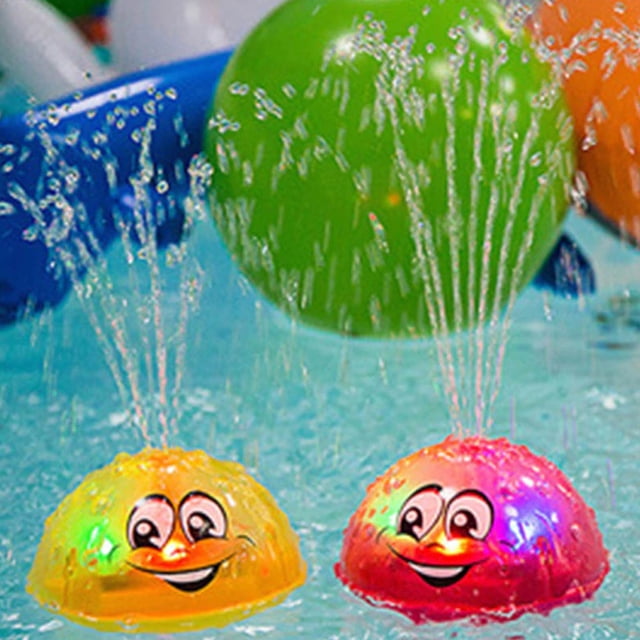 Juguete de riego por inducción eléctrica para niños, juguete de baño, juguete de Agua pulverizada de inducción automática con luz, juguete de baño