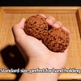 thumbnail image 3 of Natural Wenwan Walnuts Hand Massage Balls, 1 Pair 1.8" Chinese Walnut Fidget for Stress Relief, Gift Box with Brush for Fathers, Elders & Collectors, 3 of 7