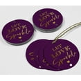 thumbnail image 4 of Inkdotpot Pack Of 50 Real Gold Foil Paper Tags Let Love Sparkle Wedding Favor Hang Tags, 4 of 6