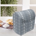 thumbnail image 3 of Tribal Stand Mixer Cover, Moroccan Geometric Border Image with Dots Triangles Art, Kitchen Appliance Organizer Bag Cover with Pockets, 5 Quarts, White Pale Blue and Grey, by Ambesonne, 3 of 4