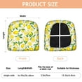 thumbnail image 3 of Lemon Seat Covers for Dining Room Chairs Set Of 4,Stretch Printed Washable Chair Seat Cover with Elastic Ties and Button,Removable Waterproof Couch Cushion Covers, 3 of 6