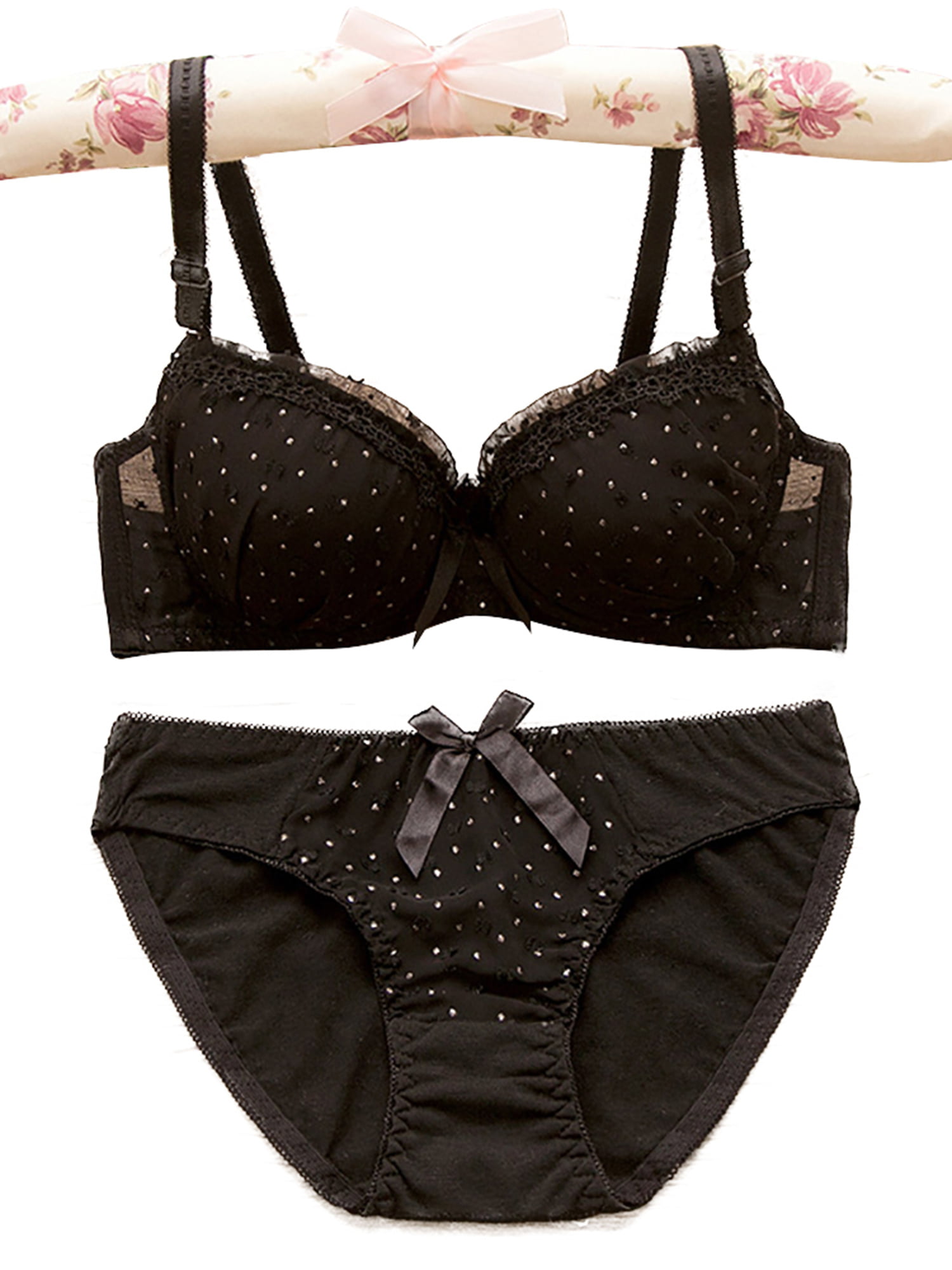 Details about   Sexy Women Leopard Print Bra Underwear G-String Letters Set Seamless Lingerie