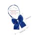 thumbnail image 3 of INSPIRE CHIC Corbata de moño preatado para mujer con correa ajustable de color sólido Talla única Azul real, 3 of 6