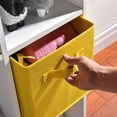 thumbnail image 5 of Xiao Hua Caja de almacenamiento para organizar la despensa, perfecta para baño, armario, cocina, refrigerador y armario. 26 x 26 x 28 cm (rosa)., 5 of 5