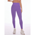 thumbnail image 3 of Set De 2 Leggings Casual o Deportivos Acampanados De Cintura Alta De Mujer En Color Sólido UNITALLA, 3 of 5