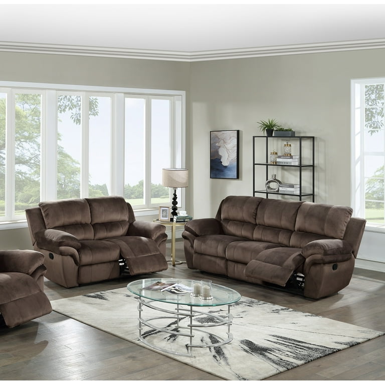 Grey suede 2024 living room set