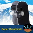 thumbnail image 4 of Balaclava Ski Mask for Men & Women, Cold Weather Windproof Full Face Mask Fleece Snow Gear for Running, Skiing, Snowboarding, 4 of 6
