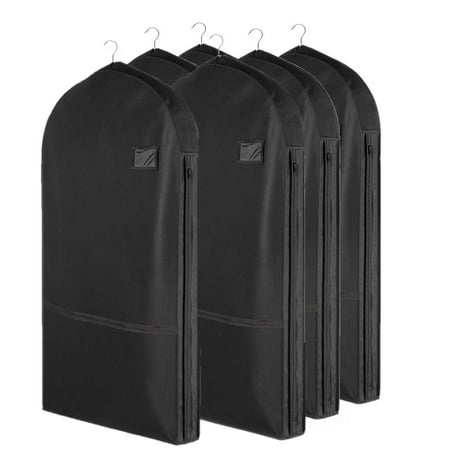 Living Solutions 6 Pack Deluxe Garment Bags With Pockets For Storage Travel Suits Dresses Uniforms Living Solutions 6 Pack Deluxe Garment Bags With Pockets For Storage Travel Suits Dresses Uniforms