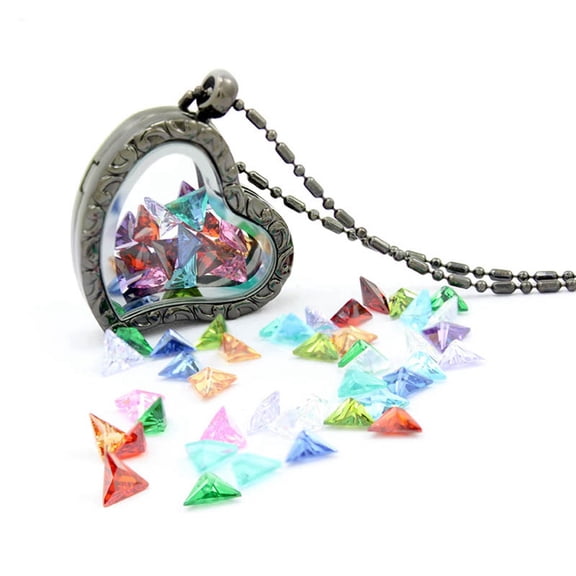 DEEPCRAFF Assorted Color Birthday Stone Gems, Ideal for Scrapbooking and Art Projects, Decorative Crystal Gems
