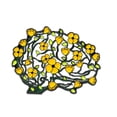 thumbnail image 1 of Broche de aleación con forma de cerebro rosa, diseño exquisito, serie de órganos en forma de corazón, insignia de pintura, 1 of 1