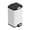 White, variant on KSSKSS Small Bathroom Step Trash Can with Removable Inner Bucket 1.3 Gallon/5L Stainless Steel Wide Open Garbage Bin with Soft Close Lid for Bedroom,Bathroom(Black)
