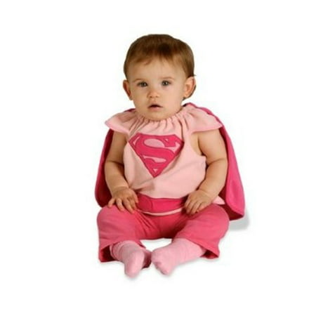 Pink Supergirl Deluxe Infant Halloween Costume