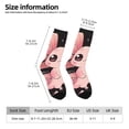 thumbnail image 2 of KLL Cute Axolotl Sakura Blossoms B Print Cool Socks Men's Women's Crew Socks Funny Crazy Novelty Stockings, 2 of 6