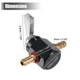 thumbnail image 3 of Unique Bargains Gas Inline Petrol On-Off Fuel Tap Petcock Valve Switch 6mm for Motorbike ATV Quad Dirt Bike Black, 3 of 6