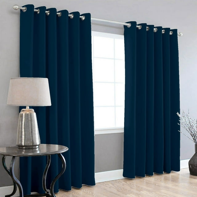Cortinas Blackout 275cm Ancho X 215cm De Largo En 2 Paneles, 100% Microfibra Poliéster IMPERIAL