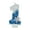 A, variant on Ice Snow Theme Blue Number Birthday Cake Candle Decoration Party Supplies Flashing Topper 7cm Paraffin Wax