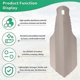 thumbnail image 5 of Pure Titanium Ultralight Potty Trowel Outdoor Compact Poop Shovel/Trowel Multi Tool for Hiking Campi, 5 of 5