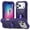 Dark Purple, variant on Kryonix for iPhone 18 Pro Max Case with Rotatable Ring Kickstand, Heavy Duty Military Grade Rugged Shockproof Silicone Rubber Magnetic Kickstand Holder Case for Women Men,Rose Pink