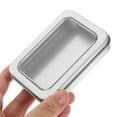 thumbnail image 4 of Raindrops 4Set Trading Card Storage Case Silver Iron Organization Card Games, 4 of 8