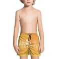 thumbnail image 2 of uimchwp Childern Yellow Swim Trunks (3), 2 of 5