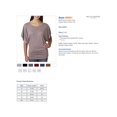 thumbnail image 2 of Bella + Canvas T-Shirt Dolman à Manches Drapées pour Femmes, 2 of 2