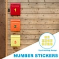 thumbnail image 6 of Uxcell Reflective Number Stickers, Vinyl Mailbox Number Decals Self-Adhesive Yellow 1.5", 6 of 6
