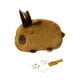 thumbnail image 3 of Estuche de lápices de carpincho de peluche con cremallera, material escolar multiusos Marrón, 3 of 9