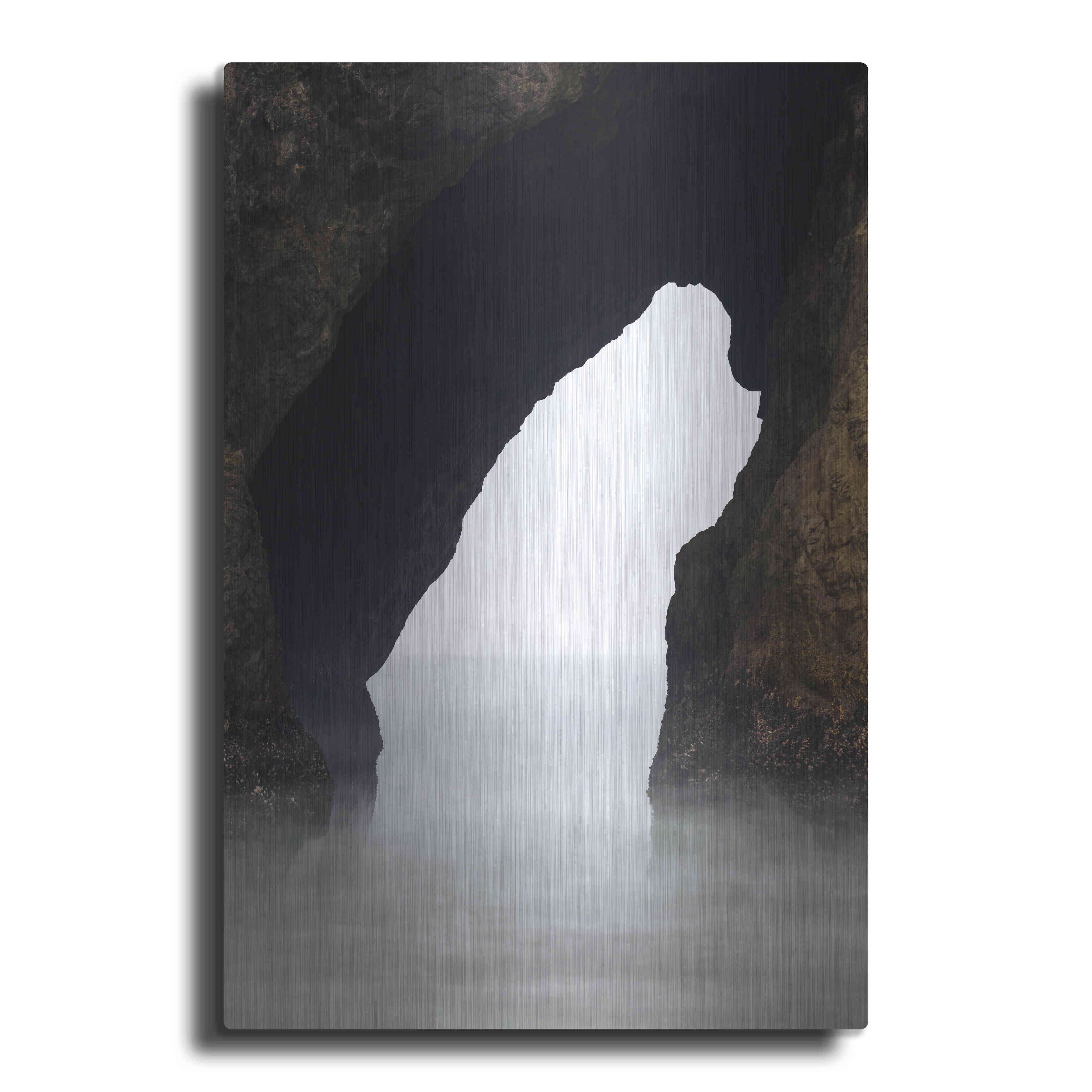 Luxe Metal Art 'Ocean Rock' by Design Fabrikken, Metal Wall Art, 24