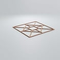 thumbnail image 4 of Ekena Millwork 15 3/8"W x 15 3/8"H x 1/4"T Medium Jamestown Decorative Fretwork Wood Wall Panels, Cherry, 4 of 18