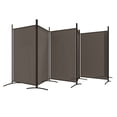 thumbnail image 2 of vidaXL 6-Panel Room Divider Anthracite 520x180 cm Fabric, 2 of 5