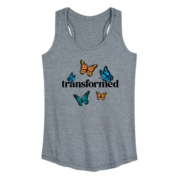 Instant Message - Transformed Butterflies - Women's Racerback Tank Top