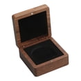 thumbnail image 2 of Estuche de exhibición de monedas de desafío Caja de almacenamiento de madera Caja de presentación de exhibición Medalla de Forrado en negro, 2 of 9