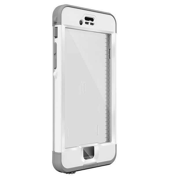 LifeProof Nuud Series Waterproof Case for iPhone 6s Plus - White / Gray