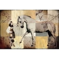 thumbnail image 2 of Shirin Donia 14x11 Black Modern Framed Museum Art Print Titled - Pferdeflusterin, 2 of 4