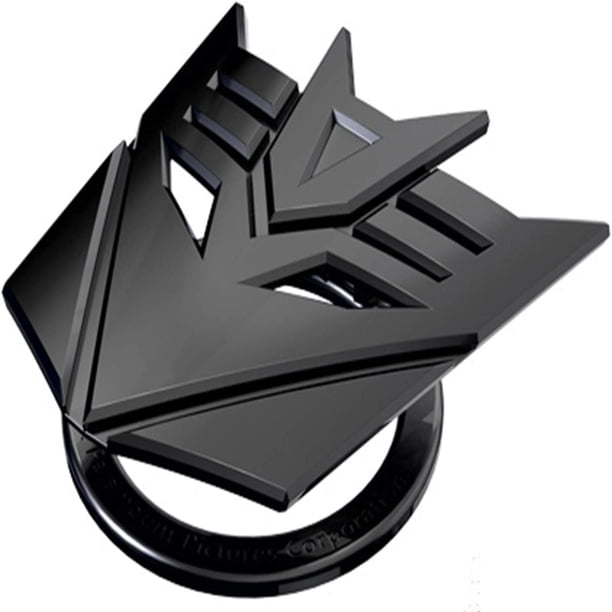 Transformers Car Botón de inicio de un botón (negro) Cubierta protectora Modificación interior Dispositivo de encendido Interruptor Pegatinas decorativas de metal brillar Electrónica