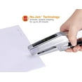 thumbnail image 3 of Bostitch Office Plier Stapler, 20 Sheet Capacity, EZ Squeeze Handle, Reduced Effort, No Jam Technology, Chrome, 3 of 4