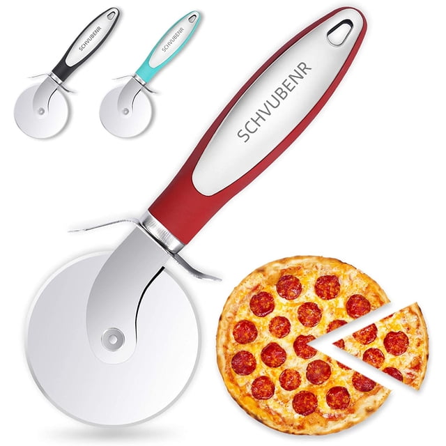SCHVUBENR Premium Pizza Cutter - Rueda de corte de pizza de SCHVUBENR SCHVUBENR