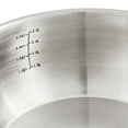 thumbnail image 4 of BergHOFF Belly Shape 18/10 Stainless Steel 8" Sauce Pan with Glass Lid, 3.2qt., 4 of 5