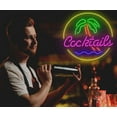 thumbnail image 4 of Glowneon Cocktails Bar On The Beach Neon Signs, Summer Bar Decor, 4 of 4