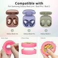 thumbnail image 4 of [2Pcs]Cute Case for Galaxy Buds Live Case 2020/Galaxy Buds Pro Case/Galaxy Buds 2 Case 2021, Cute 3D Fun Fashion Food Design Silicone Protective Skin for Girl Boys Teens, 4 of 4