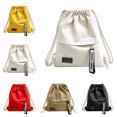 thumbnail image 2 of Sac à Dos à Cordon Mode Toile Couleur Unie Sac à Cordon Sac à Cordon, 2 of 8