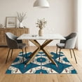 thumbnail image 3 of ODIKA 5'x7' Washable Area Rug Novelty Lake Vintage Tackle Lure Motifs Nautical Hooked Fishing Refined for Dining Room, Under Table, Home Office, Non-Slip Chair-Friendly, 3 of 7