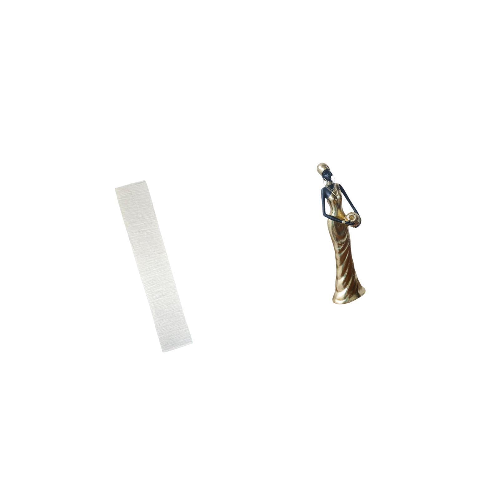 2 Pieces Floor Lamp Shade African Lady Statue Resin Ornament Decorative Lighting for Living Room and Home Office