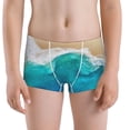 thumbnail image 5 of Yiaed Beach Print Boys' Boxer Briefs Cotton Casual Stretch Comfort Boys Boxers - Kids Boxer Briefs Underwear for Boys (6-18)-XX-Small, 5 of 5