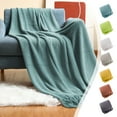 thumbnail image 7 of Steadline Four Season Knitted Fringe Blanket - Lightweight Breathable Throw for Sofa Bed Outdoor Picnic Indoor Decor - Cozy Home Accessory and Perfect Holiday Gift for Family Friends, 7 of 7