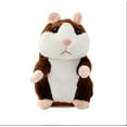 thumbnail image 2 of Electric Talking Hamster Plush Toy Can Talk And Record And Learn To Walk, 2 of 5