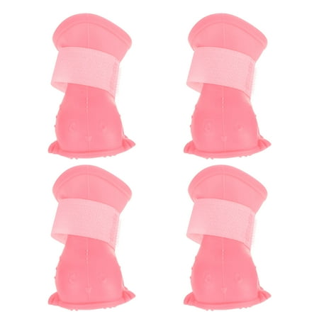 FRCOLOR 4 Pcs Puppy Rain Boots Waterproof Shoes Small Dog